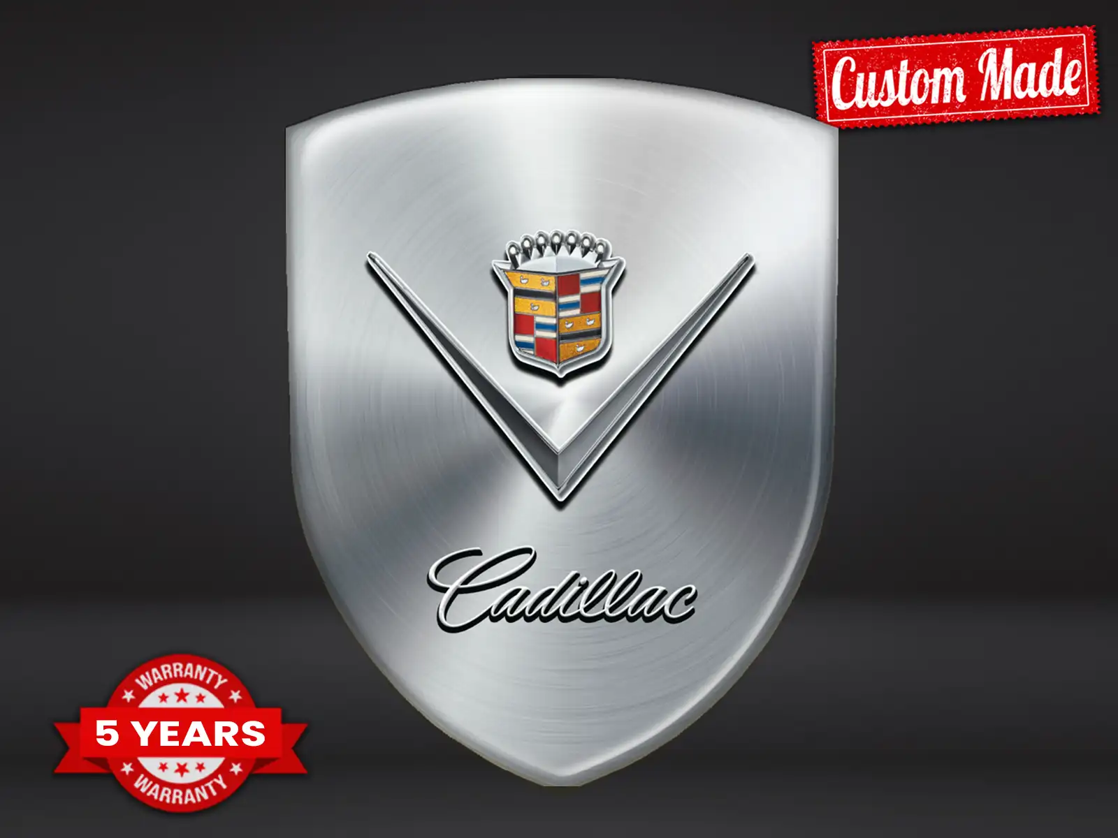 Cadillac Silikon Sticker Premium Qualität Racing Domes